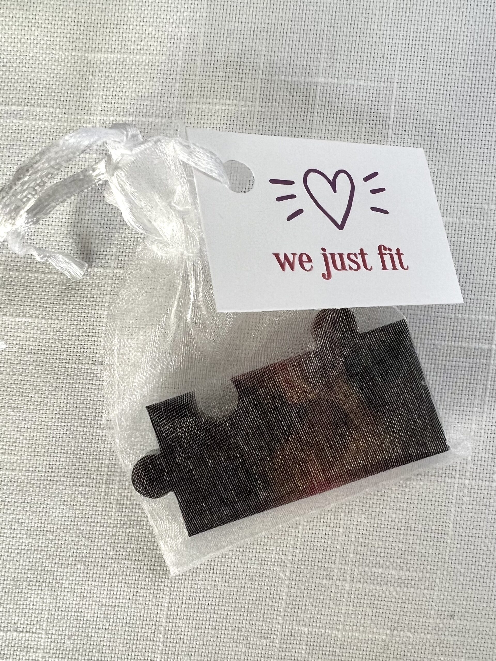 Valentine's Day/Galentine's Day Puzzle Piece Magnets - Image 3