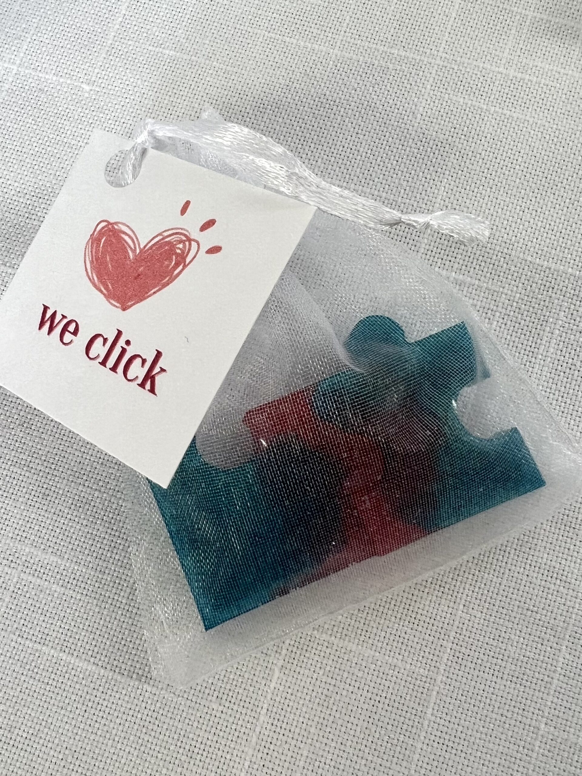 Valentine's Day/Galentine's Day Puzzle Piece Magnets - Image 11