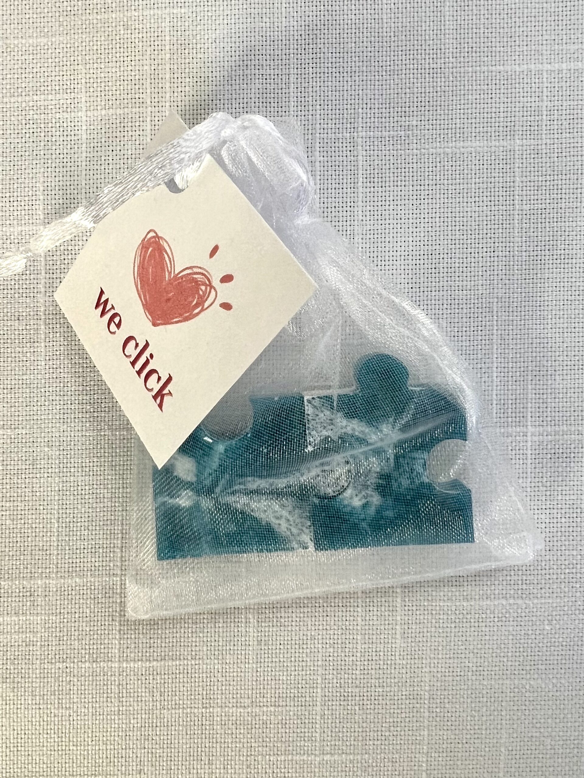 Valentine's Day/Galentine's Day Puzzle Piece Magnets - Image 2
